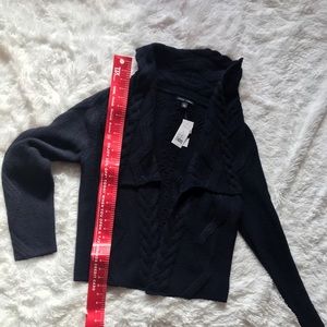 NWT navy cable sweater